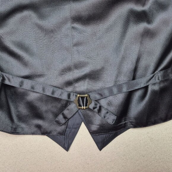 Men's Formal Silk Vest & Matching Tie Museum of Fine Arts Boston 5-Button Sz M - Picture 8 of 8